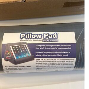Pillow Pad Deluxe Premium Multi-Angle Soft Tablet Stand Gray PPADGDX-CT24